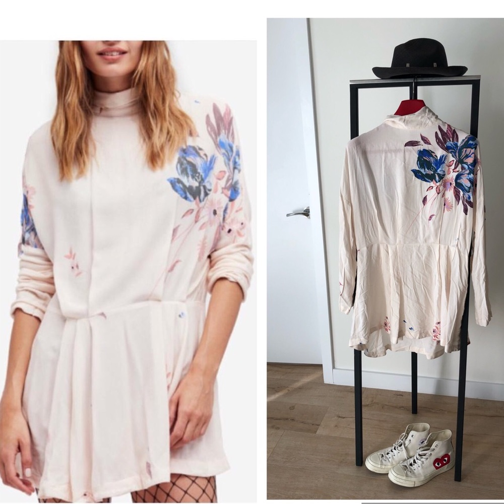 Ivory mini dress by free people 🌿 M size - Picture 5 of 8